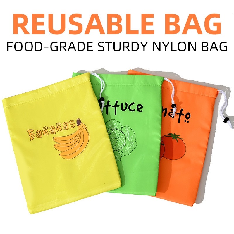 Reusable Produce Bag - Sacs de rangement pour fruits et