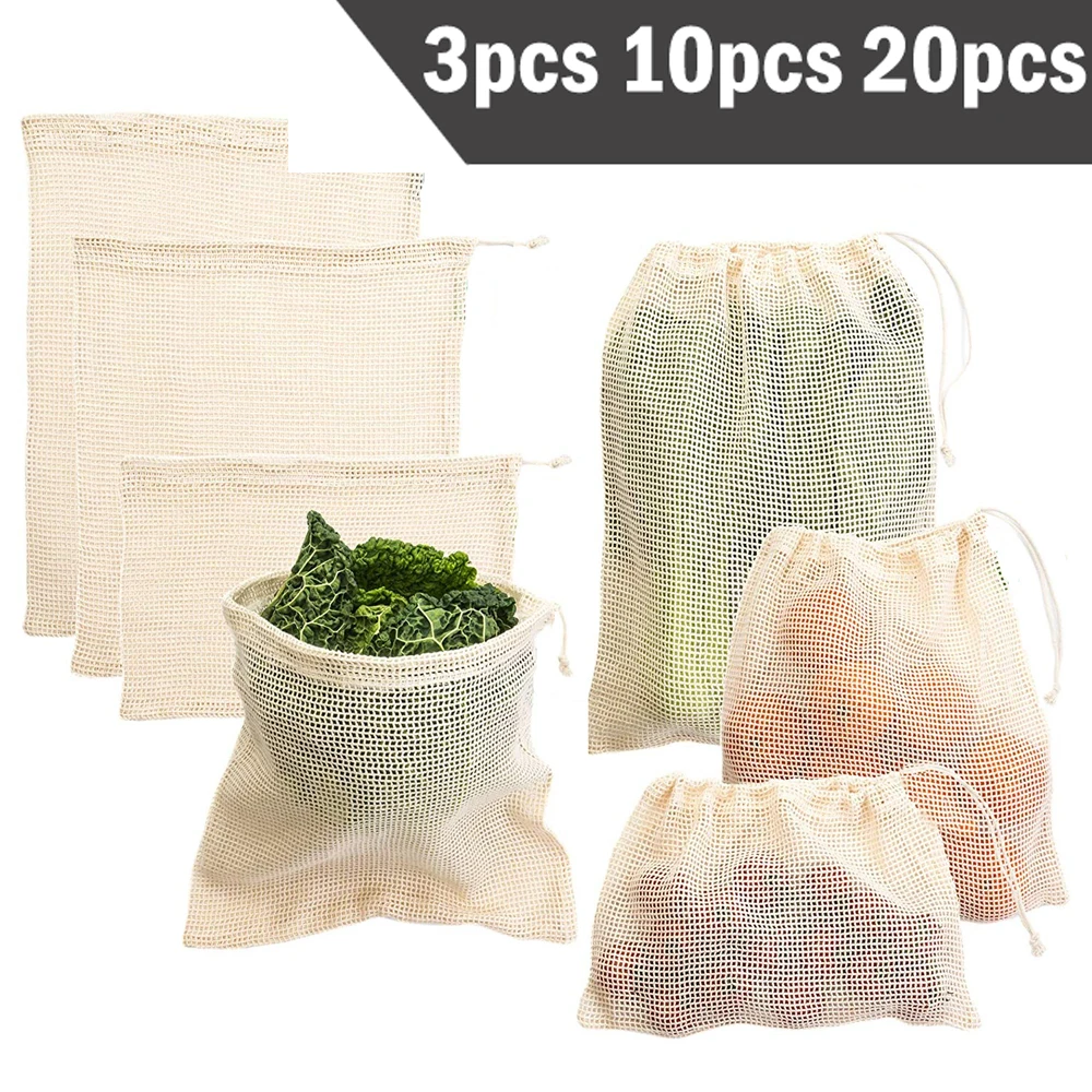 Reusable Produce Bag - Ensemble de sacs réutilisables pour fruits