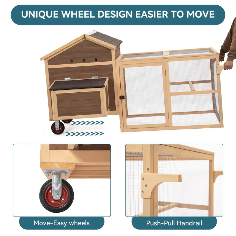 Grand poulailler en bois durab - Sustainable Living Walla Walla avis et prix