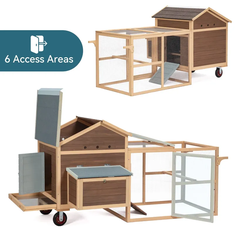 Grand poulailler en bois durab - Sustainable Living Walla Walla avis et prix